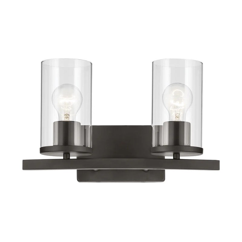 Kichler 45496 Crosby 2-lt 15" Vanity Light-Olde Bronze