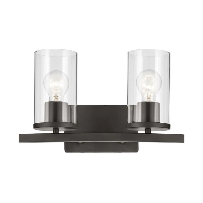 Kichler 45496 Crosby 2-lt 15" Vanity Light-Olde Bronze