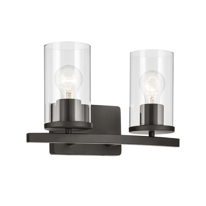 Kichler 45496 Crosby 2-lt 15" Vanity Light-Olde Bronze