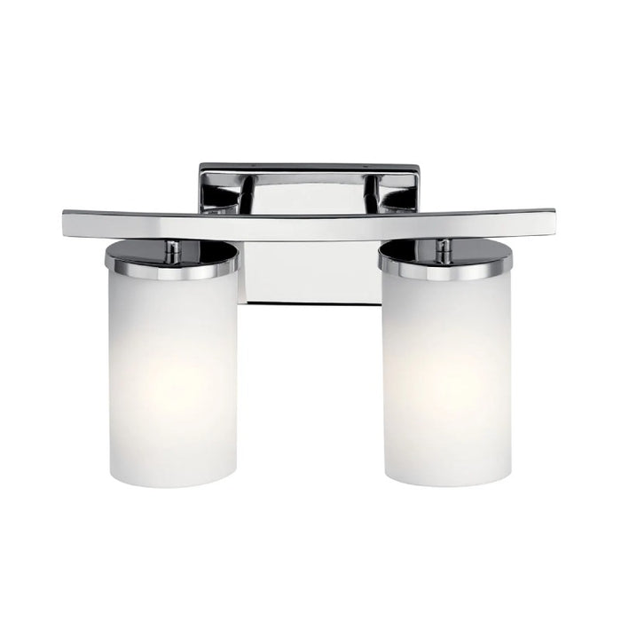 Kichler 45496 Crosby 2-lt 15" Vanity Light-Chrome
