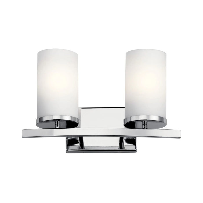 Kichler 45496 Crosby 2-lt 15" Vanity Light-Chrome