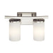 Kichler 45496 Crosby 2-lt 15" Vanity Light-Brushed Nickel