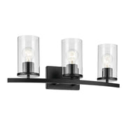 Kichler 45497 Crosby 3-lt 23" Vanity Light-Black