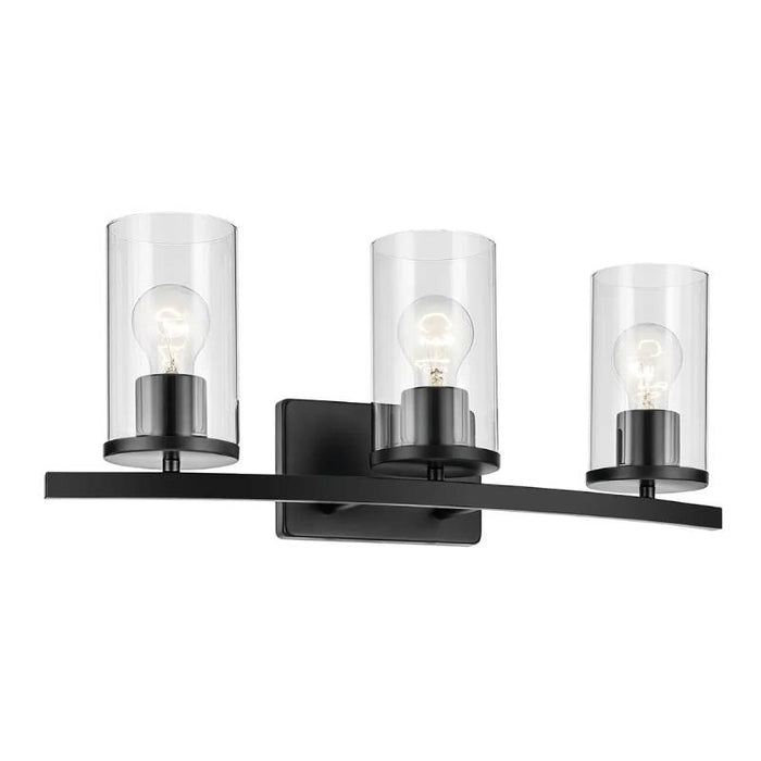 Kichler 45497 Crosby 3-lt 23" Vanity Light-Black