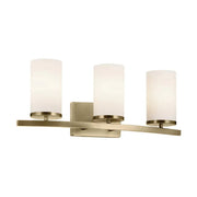 Kichler 45497 Crosby 3-lt 23" Vanity Light-Natural Brass