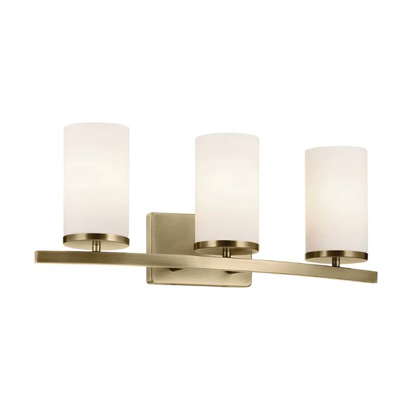 Kichler 45497 Crosby 3-lt 23" Vanity Light-Natural Brass