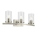 Kichler 45497 Crosby 3-lt 23" Vanity Light-Brushed Nickel