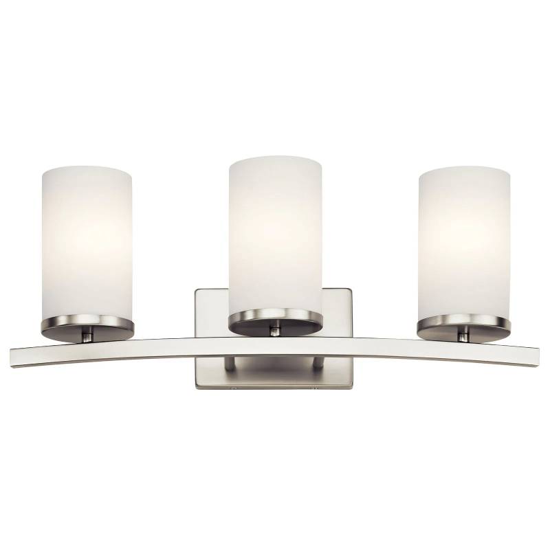 Kichler 45497 Crosby 3-lt 23" Vanity Light-Brushed Nickel