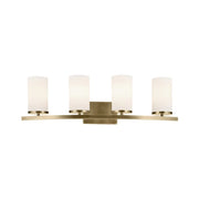 Kichler 45498 Crosby 4-lt 31" Vanity Light-Natural Brass