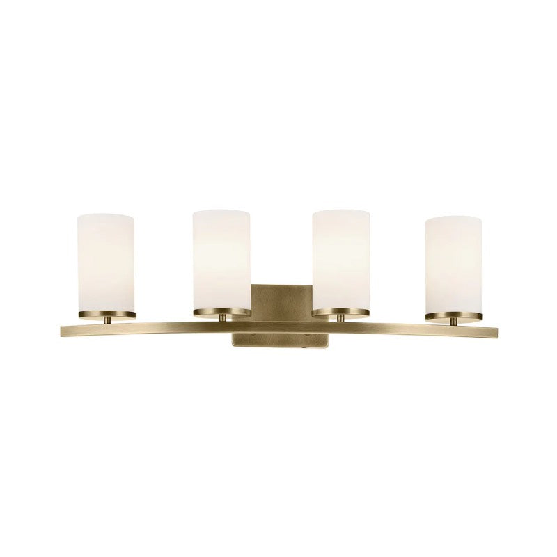 Kichler 45498 Crosby 4-lt 31" Vanity Light-Natural Brass