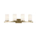 Kichler 45498 Crosby 4-lt 31" Vanity Light-Natural Brass
