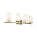 Kichler 45498 Crosby 4-lt 31" Vanity Light-Natural Brass
