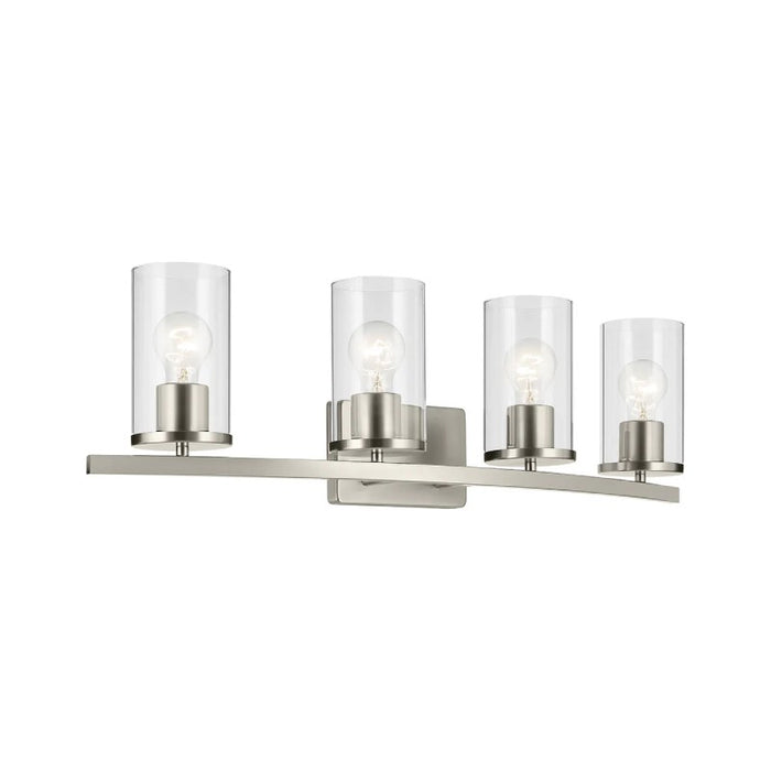 Kichler 45498 Crosby 4-lt 31" Vanity Light-Brushed Nickel