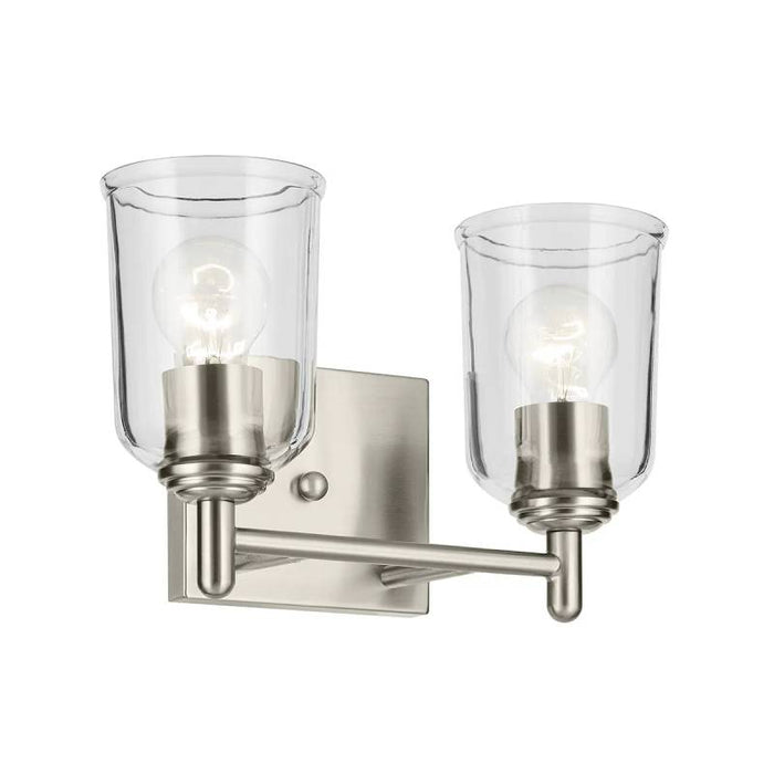 Kichler 45573 Shailene 2-lt 13" Vanity Light-Brushed Nickel
