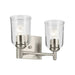 Kichler 45573 Shailene 2-lt 13" Vanity Light-Brushed Nickel