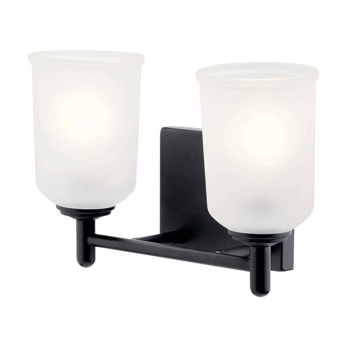 Kichler 45573 Shailene 2-lt 13" Vanity Light-Black