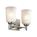 Kichler 45573 Shailene 2-lt 13" Vanity Light-Brushed Nickel