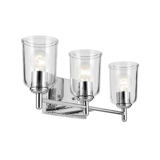 Kichler 45574 Shailene 3-lt 21" Vanity Light - Chrome/Clear