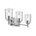 Kichler 45574 Shailene 3-lt 21" Vanity Light - Chrome/Clear