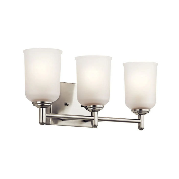 Kichler 45574 Shailene 3-lt 21" Vanity Light - Brushed Nickel/Satin Etched
