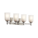 Kichler 45575 Shailene 4-lt 30" Vanity Light - Brushed Nickel/Satin Etched