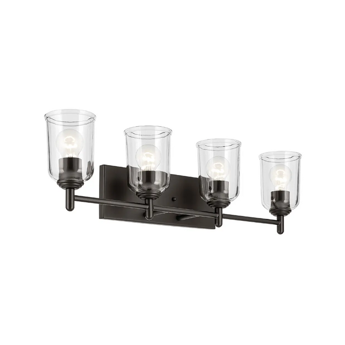 Kichler 45575 Shailene 4-lt 30" Vanity Light - Olde Bronze/Clear