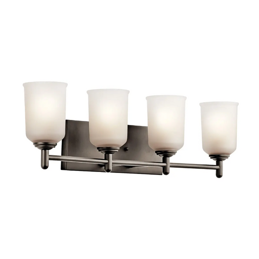 Kichler 45575 Shailene 4-lt 30" Vanity Light - Olde Bronze/Satin Etched