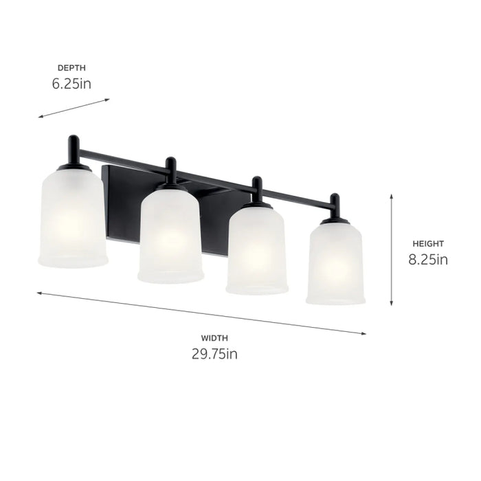 Kichler 45575 Shailene 4-lt 30" Vanity Light