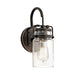 Kichler 45576 Brinley 1-lt 12" Tall Wall Sconce-Olde Bronze