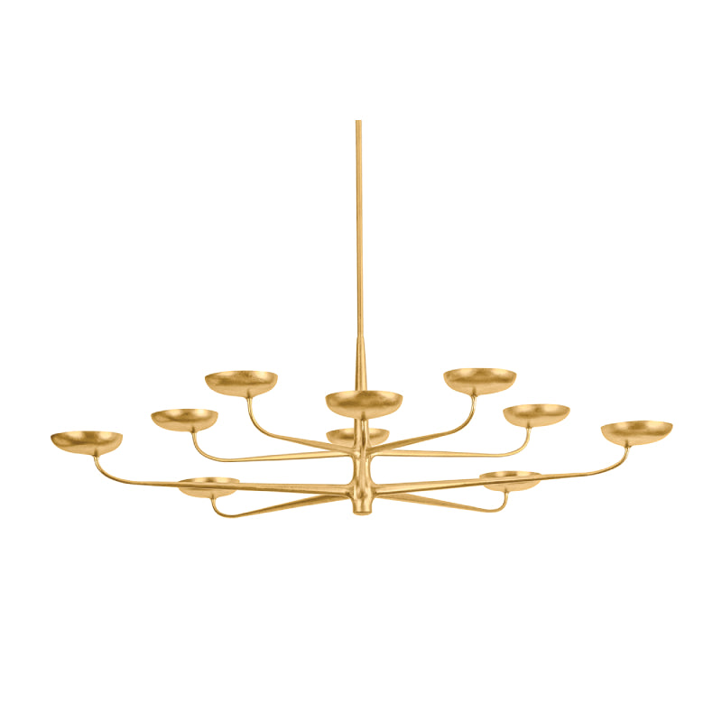 Hudson Valley 4563 Taormina 10-lt 63" LED Chandelier
