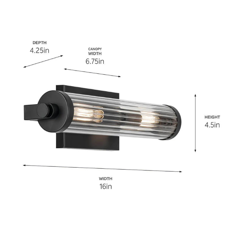 Kichler 45648 Azores 2-lt 16" Vanity Light