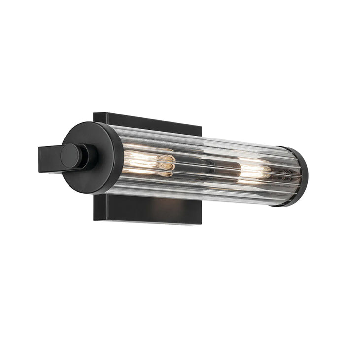 Kichler 45648 Azores 2-lt 16" Vanity Light-Black