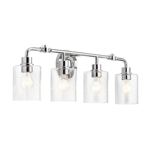 Kichler 45667 Gunnison 4-lt 34" Vanity Light-Chrome
