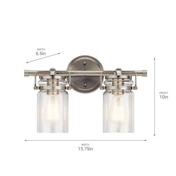 Kichler 45688 Brinley 2-lt 16" Vantiy Light