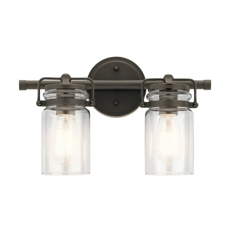 Kichler 45688 Brinley 2-lt 16" Vantiy Light-Olde Bronze