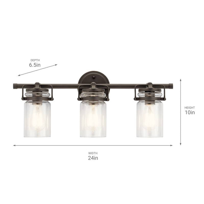 Kichler 45689 Brinley 3-lt 24" Vanity Light