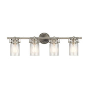 Kichler 45690 Brinley 4-lt 33" Vantiy Light-Brushed Nickel