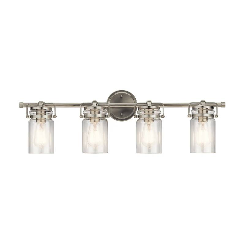 Kichler 45690 Brinley 4-lt 33" Vantiy Light-Brushed Nickel