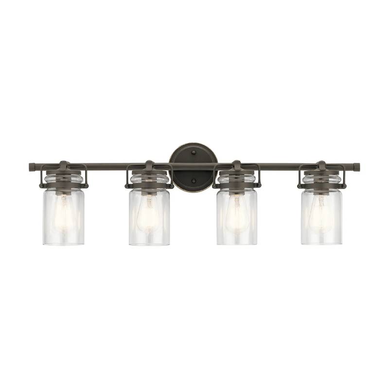 Kichler 45690 Brinley 4-lt 33" Vantiy Light-Olde Bronze