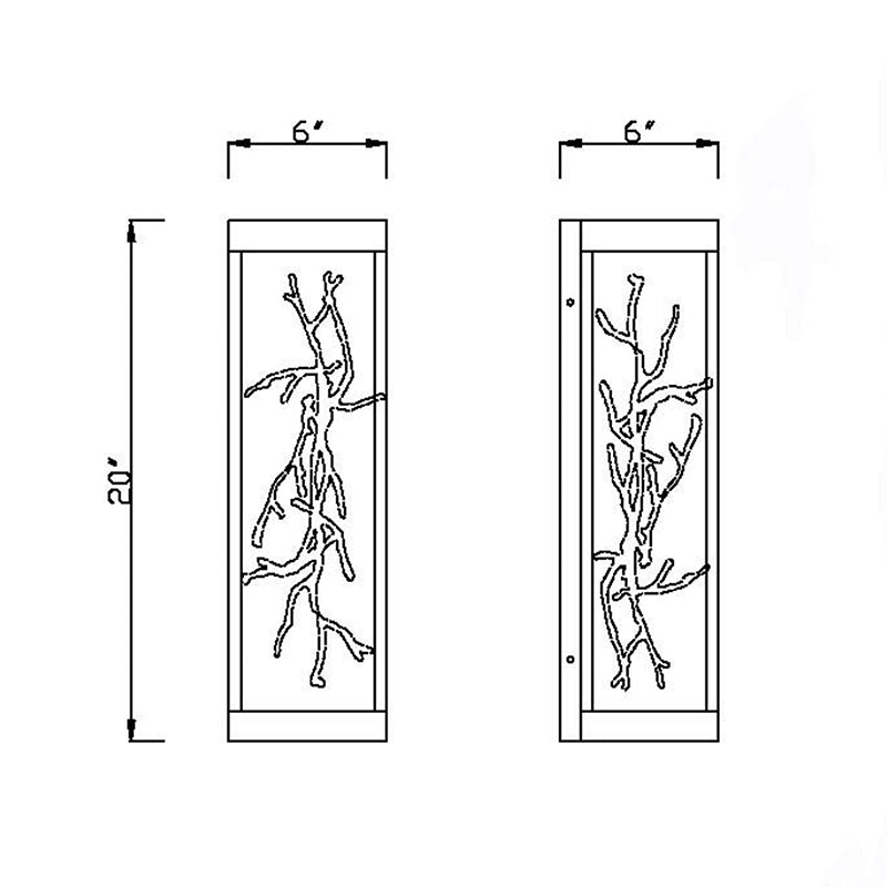 Eurofase 45699 Aerie 4-lt 20" Tall LED Outdoor Wall Sconce