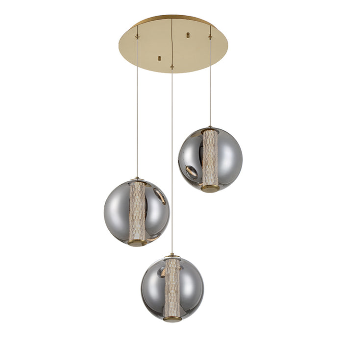 Eurofase 45736 Atomo 3-lt 21" LED Pendant