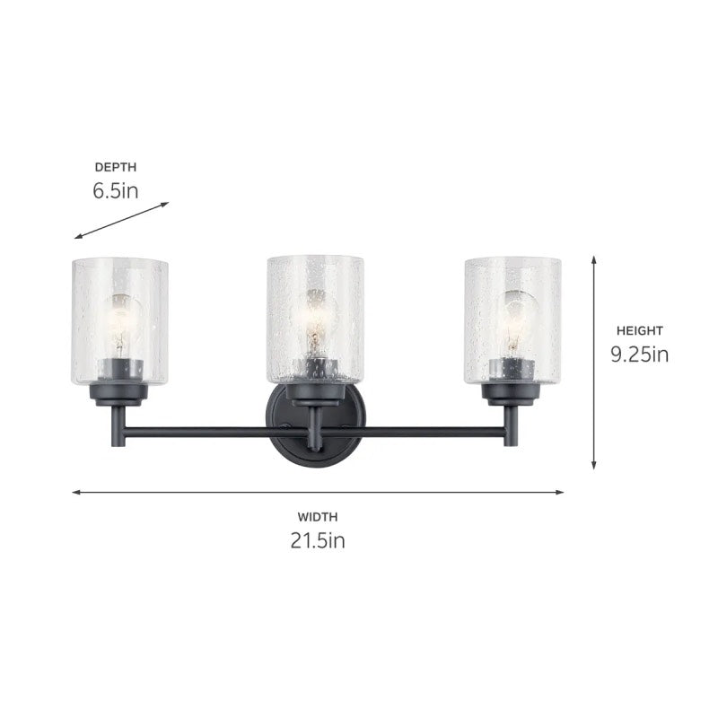 Kichler 45886 Winslow 3-lt 22" Vanity Light
