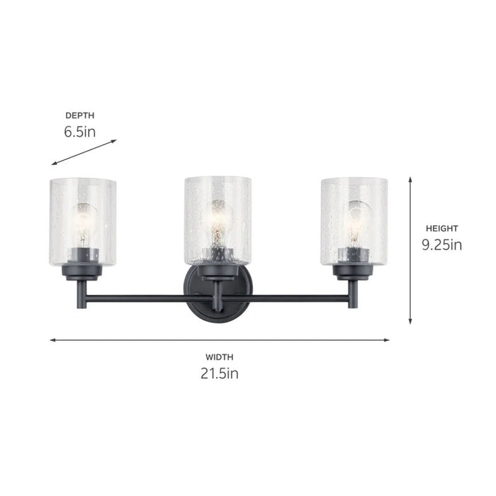 Kichler 45886 Winslow 3-lt 22" Vanity Light