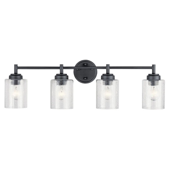 Kichler 45887 Winslow 4-lt 30" Vanity Light-Black