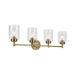 Kichler 45887 Winslow 4-lt 30" Vanity Light-Natural Brass