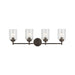 Kichler 45887 Winslow 4-lt 30" Vanity Light-Olde Bronze