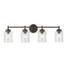 Kichler 45887 Winslow 4-lt 30" Vanity Light-Olde Bronze