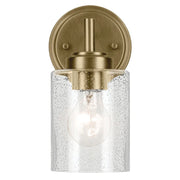 Kichler 45910 Winslow 1-lt 9" Tall Wall Sconce-Natural Brass