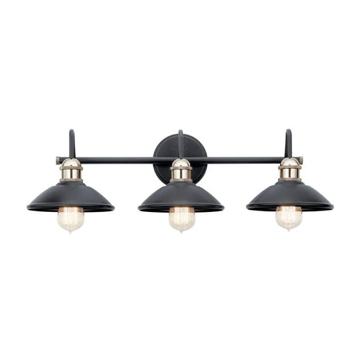 Kichler 45945 Clyde 3-lt 26" Wide Vanity Light-Black