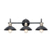 Kichler 45945 Clyde 3-lt 26" Wide Vanity Light-Black